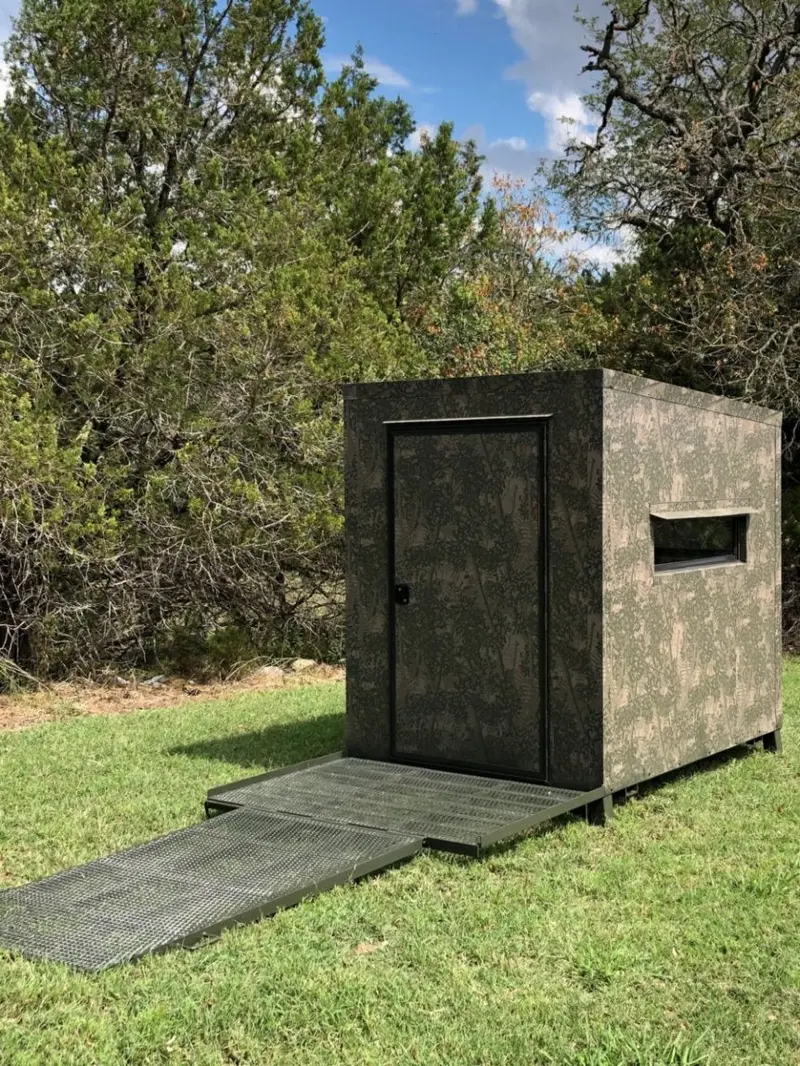 Aws Blind Atascosa Insulated Hunting Blinds | Model 5X7 Ground Blind | Height Up To 20' | Width 60" X 84" | Stationary Setup | For Deer Hunters & Wildlife Enthusiasts 14