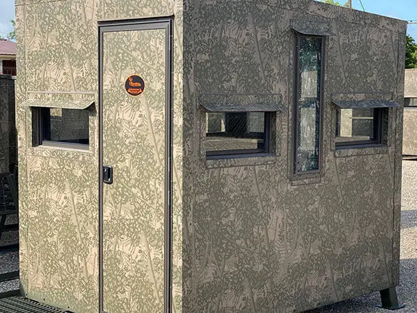 Aws Blind Atascosa Insulated Hunting Blinds | Model 5X7 Ground Blind | Height Up To 20' | Width 60" X 84" | Stationary Setup | For Deer Hunters & Wildlife Enthusiasts 19