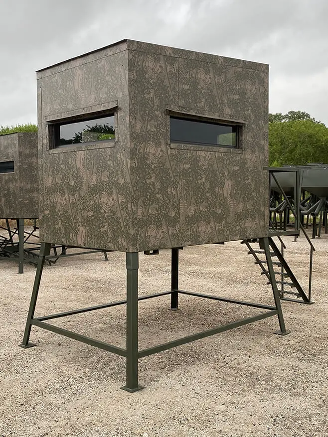 Aws Blind Atascosa Insulated Hunting Blinds | Model 5X7 Ground Blind | Height Up To 20' | Width 60" X 84" | Stationary Setup | For Deer Hunters & Wildlife Enthusiasts 2