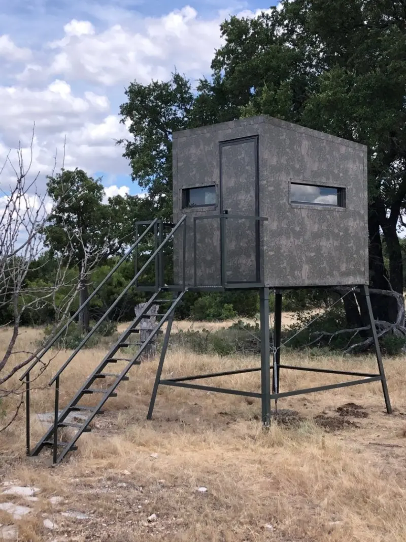 Aws Blind Atascosa Insulated Hunting Blinds | Model 5X7 Ground Blind | Height Up To 20' | Width 60" X 84" | Stationary Setup | For Deer Hunters & Wildlife Enthusiasts 3