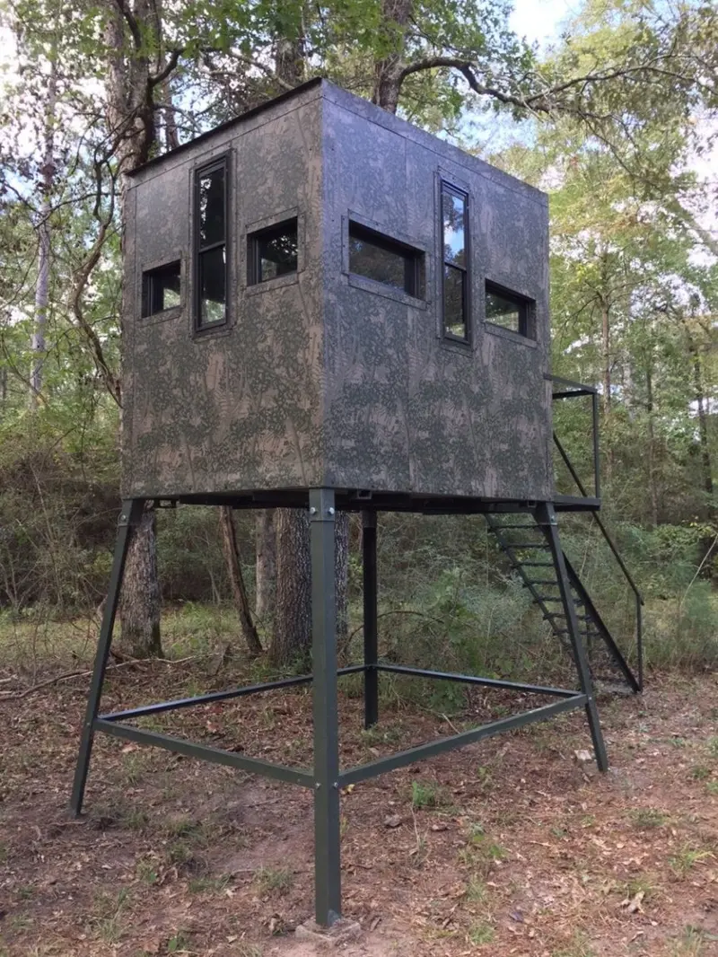 Aws Blind Atascosa Insulated Hunting Blinds | Model 5X7 Ground Blind | Height Up To 20' | Width 60" X 84" | Stationary Setup | For Deer Hunters & Wildlife Enthusiasts 4