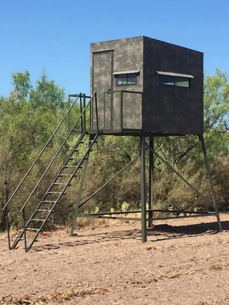 Aws Blind Atascosa Insulated Hunting Blinds | Model 5X7 Ground Blind | Height Up To 20' | Width 60" X 84" | Stationary Setup | For Deer Hunters & Wildlife Enthusiasts 5