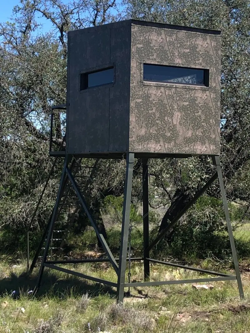 Aws Blind Atascosa Insulated Hunting Blinds | Model 5X7 Ground Blind | Height Up To 20' | Width 60" X 84" | Stationary Setup | For Deer Hunters & Wildlife Enthusiasts 9