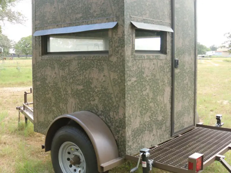 Aws Blind Atascosa Insulated Hunting Trailer Blinds | 5X5, 5X7, 5X9 Sizes | Widths 60", 84", 108" 1