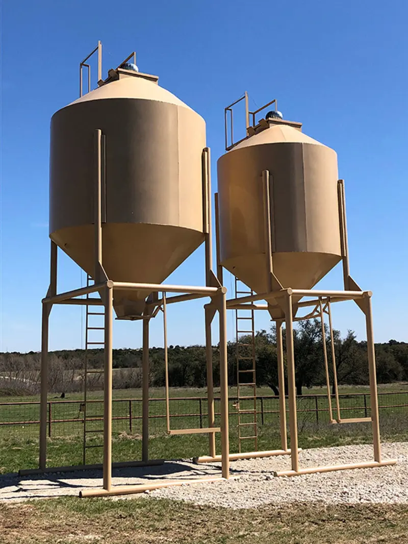 Aws Blind Overhead Round Feed Bin | Model Options 14 & 28 Ton | Clearance Width 10' 1