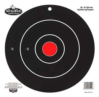 B/C Target Dirty Bird 8" - Bull's-Eye 25 Targets 1
