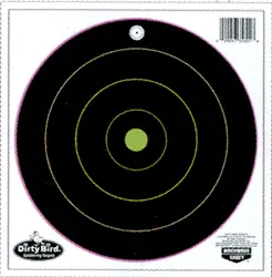 B/C Target Dirty Bird 8" Multi - -Color Bull's-Eye 20 Targets 1
