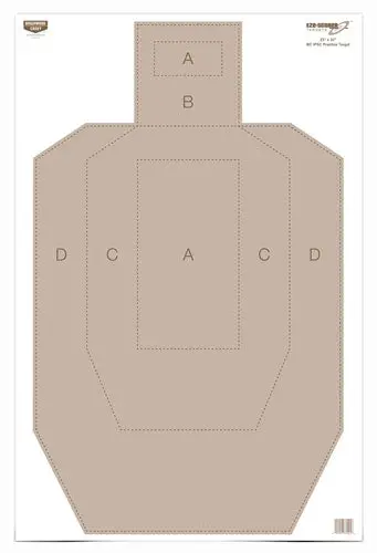B/C Target Eze-Scorer 23"X35" - Ipsc Practice 5 Targets 1