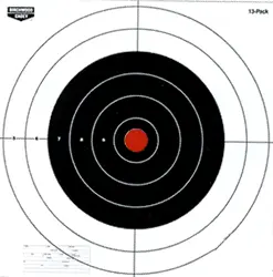 B/C Target Eze-Scorer Paper - 12" Bull's-Eye 13 Targets 1