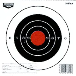 B/C Target Eze-Scorer Paper 8" - Bull's-Eye 26 Targets 1