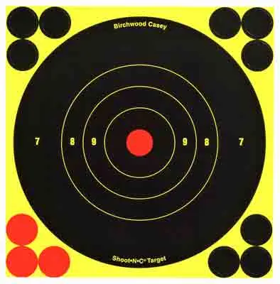 B/C Target Shoot-N-C 6" - Bull's-Eye 12 Targets 1