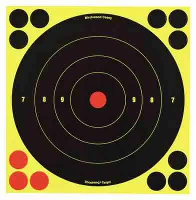 B/C Target Shoot-N-C 8" - Bull's-Eye 6 Targets 1