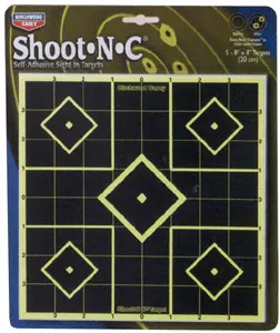 B/C Target Shoot-N-C 8" - Sight-In 15 Targets 1