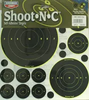 B/C Target Shoot-N-C Assorted - 1"-50 2"-30 3"-10 5.5"-5 8"-5 1