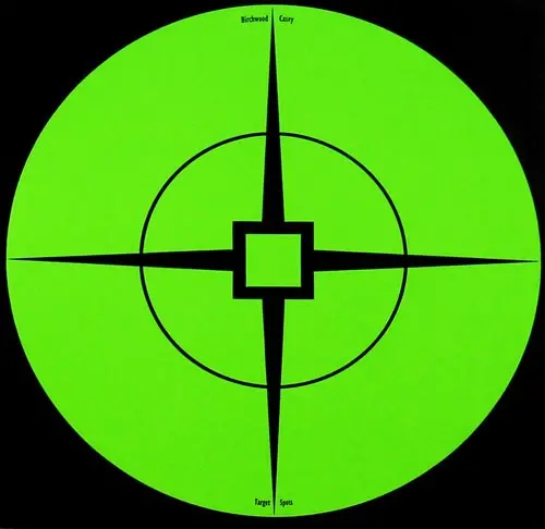 B/C Target Spots 6" Target - 10 Targets Green 1