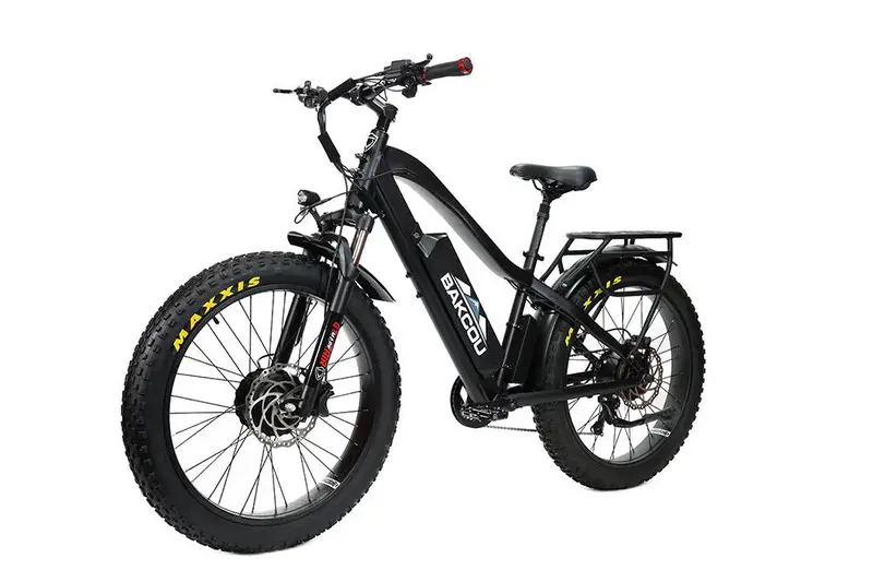 Bakcou Dual-Hub Electric Bike | Model Kodiak Awd | Load Capacity 350 Lbs | Top Speed 25 Mph 1