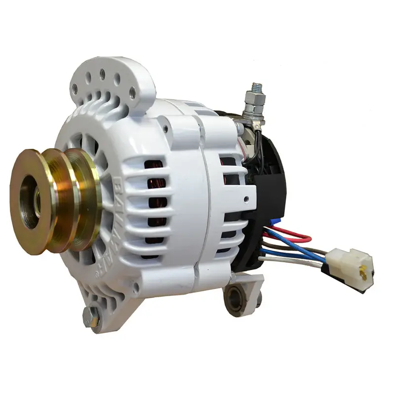 Balmar Alternator 120 Amp 12V 4" Dual Foot Saddle Dual Pulley W/Isolated Ground [604-120-Dv] 1