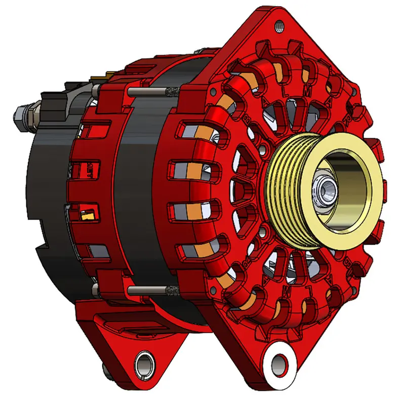 Balmar Alternator 250 Amp 12V 3.15" Dual Foot Saddle K6 Pulley [Xt-Cr-250-K6] 1