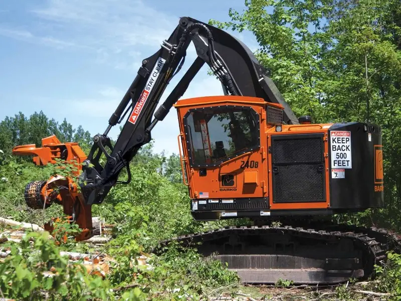 Barko Tracked Harvester | 2025 Model 240B-H | 22.75 Tons Class | Width 9' 4" Ft | For Forestry Applications 1