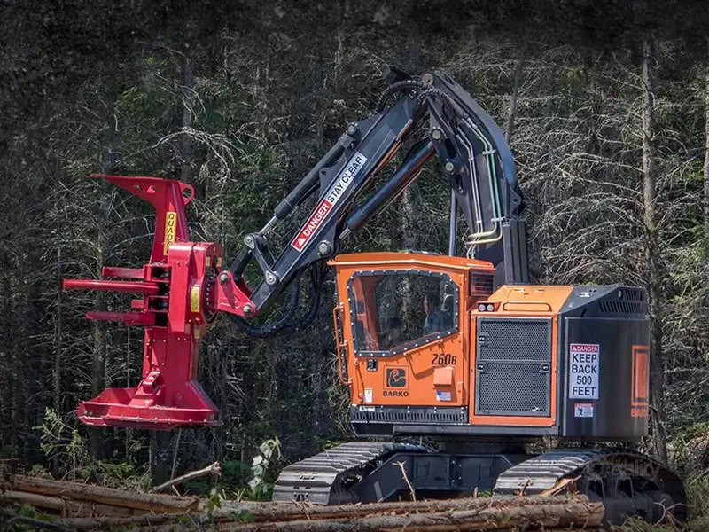 Barko Tracked Harvester | 2025 Model 260B-D | 25.75 Tons Class | Width 11' 1.5" Ft | For Harvesting Applications 1