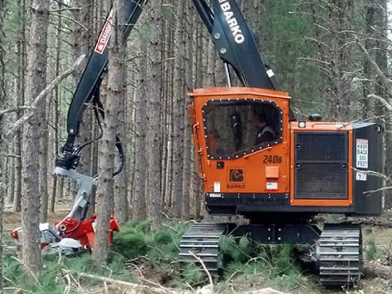 Barko Tracked Processor | 2025 Model 240B-D | 22.75 Tons Class | Width 9' 4" Ft | For Forestry Applications 1