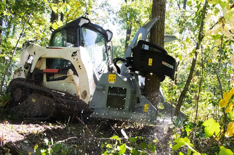 Baumalight Feller Buncher Tree Saw | Model Fgs-952 | Blade Diameter 52" | Maximum Cut 20" | 25 - 45 Gpm | For Skid Steers 1