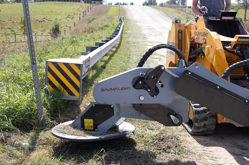 Baumalight Mini Barrier Mower | Model Bmm230 | Cutting Width 32" | 8-15 Gpm | For Mini Skid Steers 1