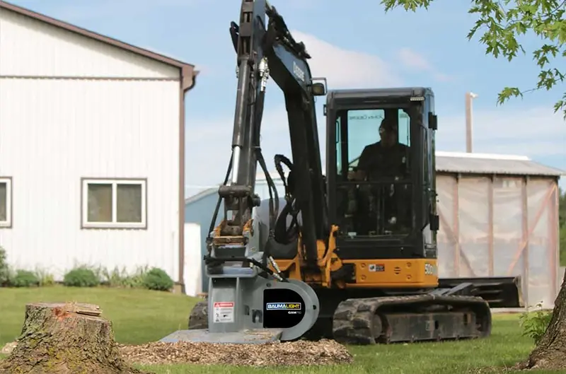 Baumalight Stump Grinder | Model Gxm Series | Rotor Size 19" & 24" | Machine Size 1.5 To 18 Tons | For Excavators 1