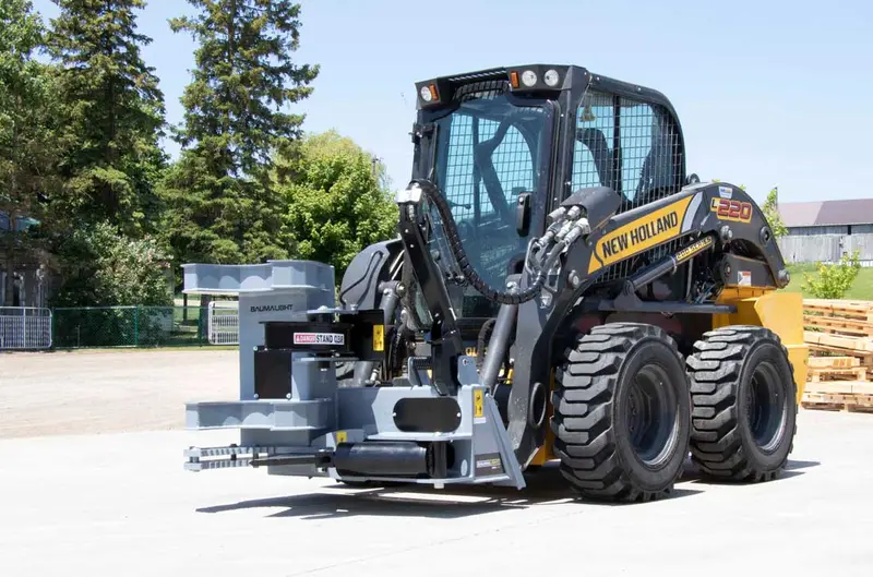 Baumalight Tree Shear With Buncher | Model Ish/Isr Series | Limb Cutting Size 10" & 12" | 10 - 60 Gpm | For Skid Steers 1