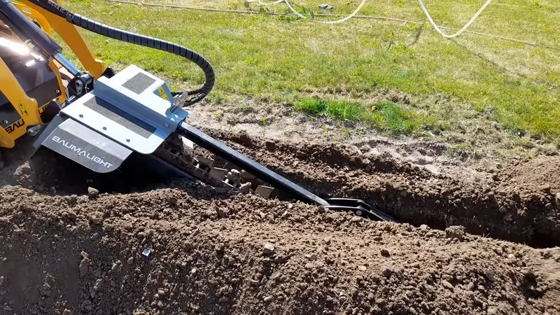 Baumalight Trencher | Model Tn-236 | Trencher Depth 36" | 12 - 25 Gpm | For Mini Skid Steers 1