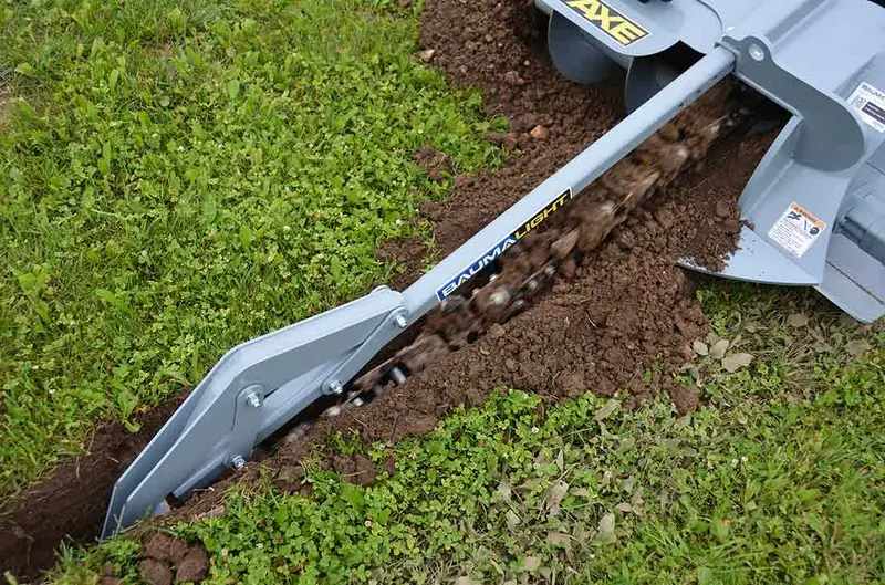Baumalight Trencher | Model Tn-760 | Width 6" To 10" | Hydraulic Flow Range 20 To42 Gpm | For Skid Steers 1