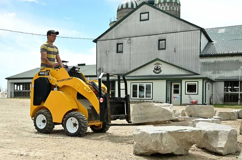 Baumalight Wheeled Mini Skid Steer | Model Wrl-58G | Width 38" | Length 62" | 11 Gpm 1