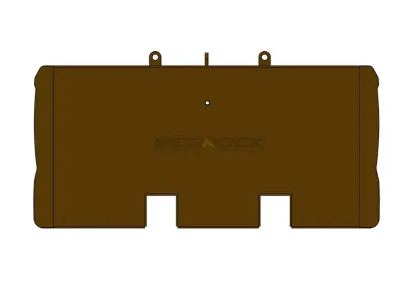 Bedrock Attachments Counterweight Set (Stability & Balance) | Model Eccat340-3 | Weight 3 Ton | Machine Size 20-30 Tons | For Excavators 1