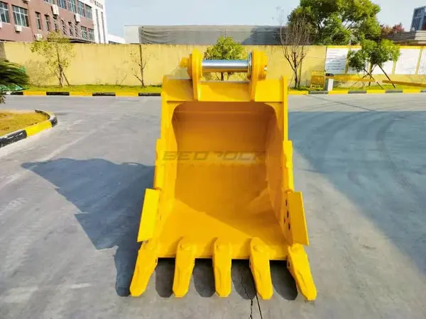 Bedrock Attachments Heavy-Duty Bucket & Adjuster Gp | Width 48-Inch | Capacity 1.41 Cu M | Machine Size 30-40 Tons | For Excavators Cat 336D/E/F 1
