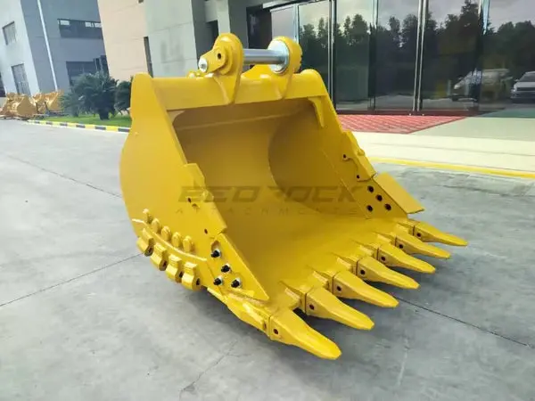 Bedrock Attachments Heavy-Duty Bucket & Adjuster Gp | Width 66-Inch | Capacity 2.12 Cu M | Machine Size 30-40 Tons | For Excavators Cat 336 1