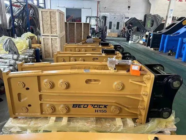 Bedrock Attachments Hydraulic Breaker Hammer | Model Eh330 | Width 34.3-Inch | Machine Size 28-35 Ton | For Excavators 1