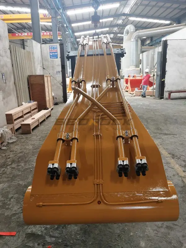 Bedrock Attachments Long Reach Arm And Boom | Reach 55' Ft | Machine Size 45-50 Tons | For Excavators Sany Sy500 1