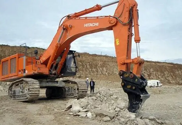 Bedrock Attachments Ripper | Model Er-Ub | Width 43.3" | Weight 1420 Kg | For Excavator 1