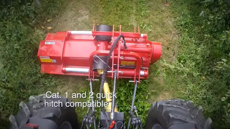 Befco | Destroyer Flail Shredder | Model D90 Series | Width 60" To 88" | Horsepower 40–90 Hp | Side-Shift | Horsepower 40–90 Hp | For Tractor 12
