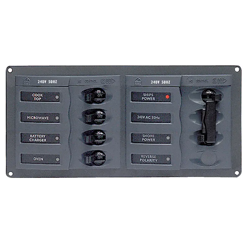 Bep Ac Circuit Breaker Panel W/O Meters, 4 Way Panel 2 Mains - 240V [900-Ac1] 1