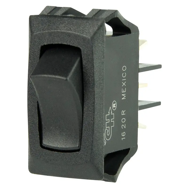 Bep Curved Spdt Mini Rocker Switch - 12V - On/On [1001706] 1