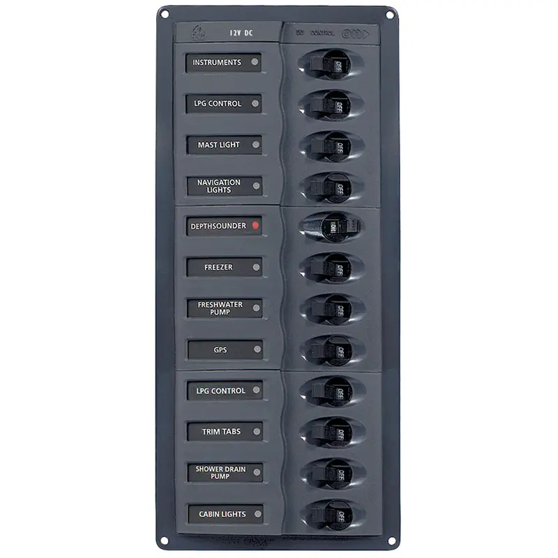 Bep Dc Panel - 12-Way - No Meter - Vertical [902Nmv] 1