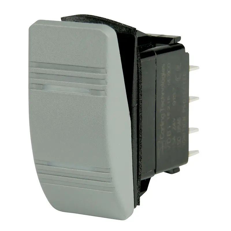 Bep Dpdt Contura Switch - 2-Amber Leds - Gray - On/On [1001812] 1