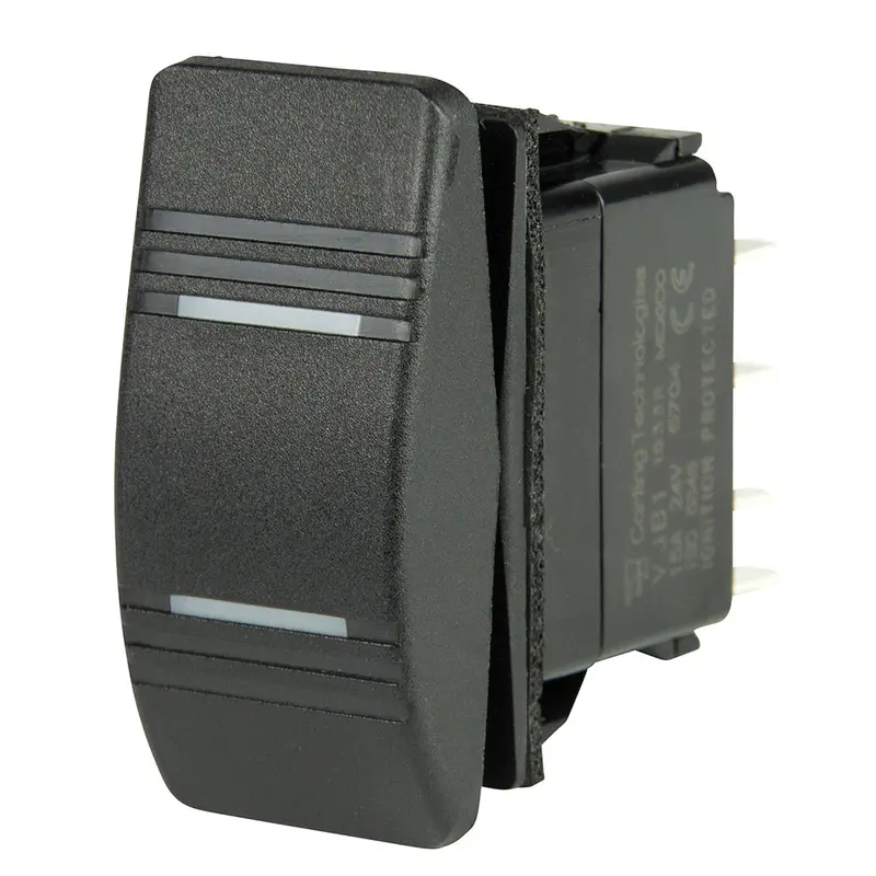 Bep Dpdt Contura Switch - 2-Amber Leds - On/Off/On [1001808] 1