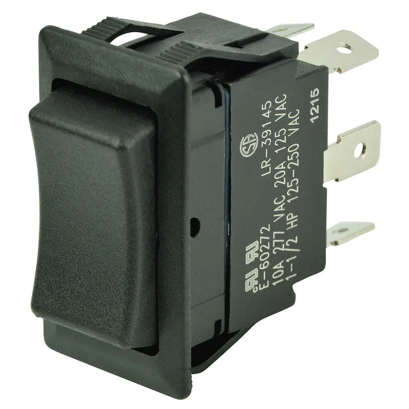 Bep Dpdt Rocker Switch - 12V/24V - (On)/Off/(On) [1001713] 1