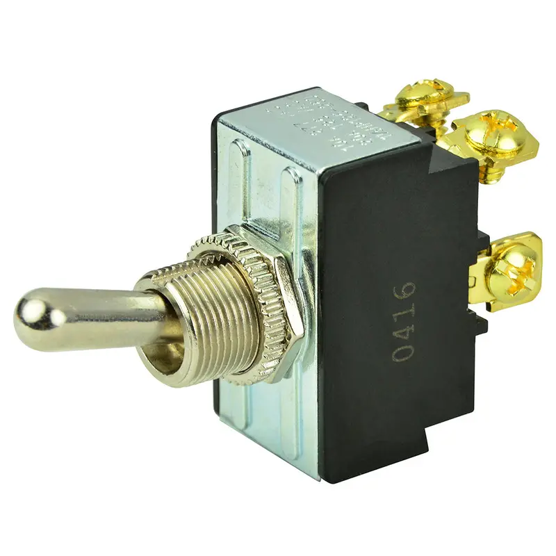 Bep Dpst Chrome Plated Toggle Switch - Off/On [1002017] 1