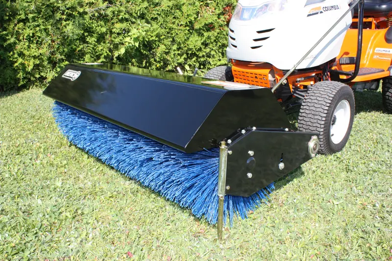Bercomac 48" Rotary Broom For Lawn & Garden Tractors | 13-28 Hp | For Tractors 1