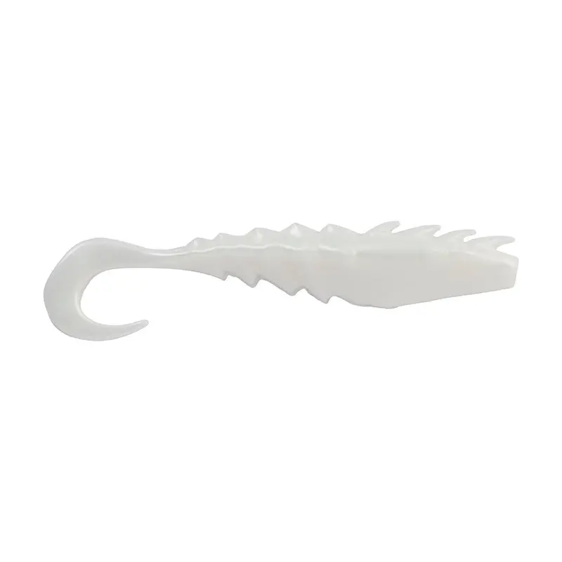Berkley Gulp! Saltwater Nemesis Prawn Curl Tail - 4" - Pearl White [1551576] 1