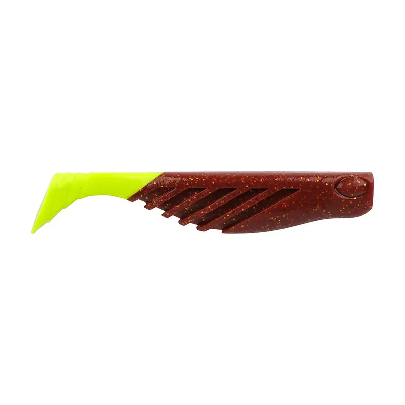 Berkley Gulp! Saltwater Ripple Mullet - 3" - Root Beer Gold/Chartreuse Gsrm3-Rbgc [1637701] 1