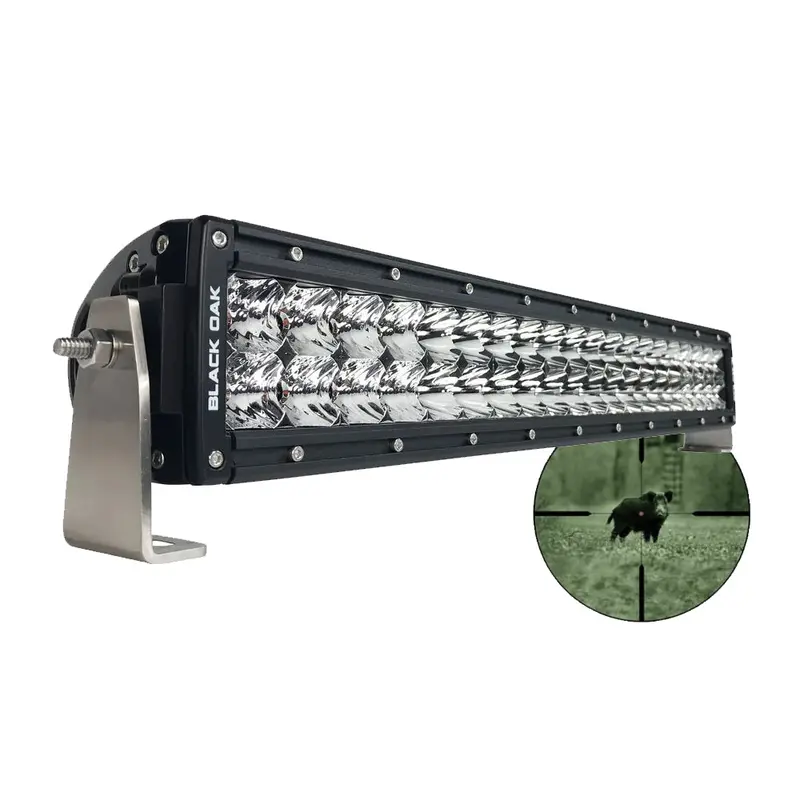 Black Oak Pro Series Double Row Combo Infrared 20" 940Nm Light Bar - Black [20Ir-940] 1